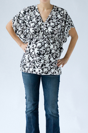 Hatch Maternity - Floral Butterfly Top