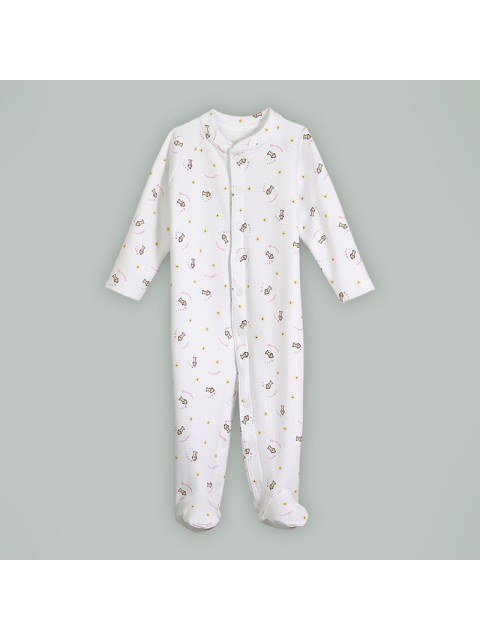Organic Cotton Sleeper Pink Fish - Click Image to Close