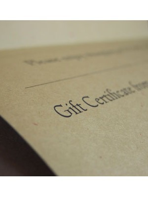 Gift Certificate - Click Image to Close