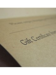 Gift Certificate